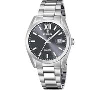 Festina Men's Stainless Steel Watch F20707/3, Grey, Steel Bracelet