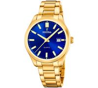 Festina Acero F20740/2 - Man - 42 mm - Quartz - Mineral Glass Blue 20 mm