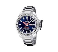 Festina Mens Festina Divers Watch with Steel/silc Bracelet - Silver silver One Size