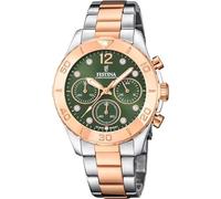 Festina F20605/2 Women's Boyfriend Green Dial Wristwatch