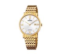 Festina Swiss Made Mens Gold PVD-Plated Watch with Steel Bracelet F20020/1