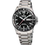 Festina F20698/4 Men's Black Dial Titanium Wristwatch