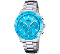 Festina Ceramic Chronograph F20693/3 - Unisex - 39 mm - Analogue - Quartz - Mineral Glass Blue 17 mm