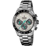 Festina Ceramic Chronograph F20703/1 - Man - 39 mm - Analogue - Quartz - Mineral Glass Champagne 17 mm