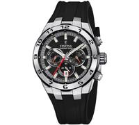 Festina F20671/6 Men's Black Chrono Bike Rubber Strap Watch