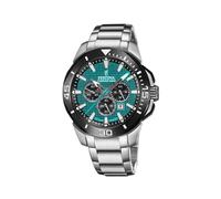 Festina F20641/3 Men's Green Chrono Bike Steel Bracelet Watch