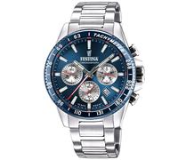 Festina Chrono F20560/2 - Man - 45 mm - Analogue - Quartz - Mineral Glass Blue 22 mm
