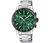Festina Chrono F20560/4 - Man - 45 mm - Analogue - Quartz - Mineral Glass Green 22 mm
