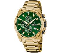 Festina Chrono Sport F20541/3 - Man - 45 mm - Analogue - Quartz - Mineral Glass Green 24 mm