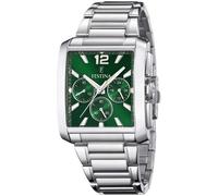 Festina Chrono Timeless F20635/3 - Man - 38 mm - Analogue - Quartz - Mineral Glass Green 29 mm