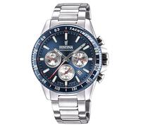 Festina Chronograph Blue Dial Stainless Steel F20560/2 Watch - 8% OFF
