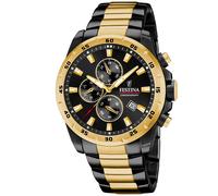 Festina Chronograph F20563/1 - Man - 45 mm - Analogue - Quartz - Mineral Glass Black 24 mm