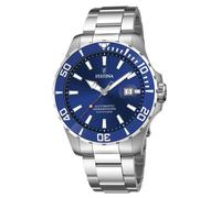 Festina Diver Automatic (44mm) Blue Dial / Stainless Steel Bracelet F20531/3