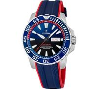 Festina Diver Rubber Strap Blue Dial Day/Date Quartz F20662-1 200M Mens Watch