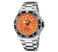 Festina Diver Stainless Steel Orange Dial Quartz F20663-4 200M Men's Watch