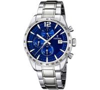 Festina F16759/3 Sport Chronograph Multifunction Quartz Unisex Blue Silver 44...