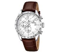Festina F16760/1 Men's Timeless Chronograph Silver Dial Watch