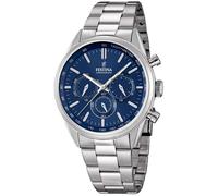 Festina F16820/2 Timeless Chronograph Multifunction Quartz Unisex Blue Silver...