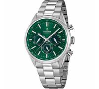 Festina F16820/R Men's Green Dial Chronograph Watch