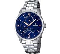 Festina F16822/3 Men's Retro Blue Dial Watch