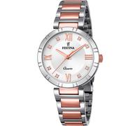 Festina F16937/D Wristwatch Mademoiselle Ladies 33mm Quartz White Silver 5 ATM