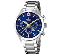 Festina F20343/2 Men's Timeless Chronograph Blue Dial Watch