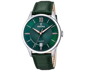 Festina F20426/7 Men's Classic Green Dial Watch