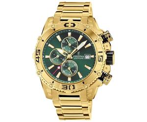 Festina F20492/3 Men's Prestige Chronograph Green Dial Watch