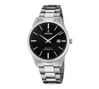 Festina F20511/4 Men's Black Dial Silver Tone Bracelet Watch