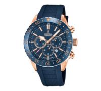 Festina F20516/1 Men's Chronograph Blue Rubber Strap Watch