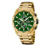 Festina Men's Watch Chronograph Gold/Green Chrono F20541/3