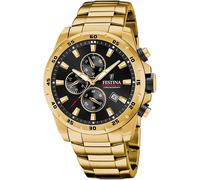 Festina F20541/4 Men's Chronograph Gold Tone Steel Bracelet Watch
