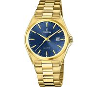 Festina F20555/4 Men's Blue Dial Gold Tone Bracelet Watch