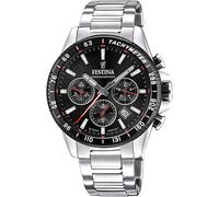 Festina F20560/6 Men's Black Dial Stainless Steel Bracelet Watch