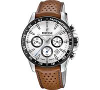 Festina F20561/1 Men's Chronograph Brown Leather Strap Watch
