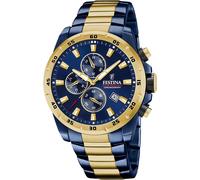 Festina F20564/1 Men's Blue Dial Two Tone Bracelet Watch