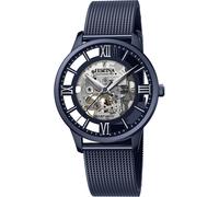 Festina F20574/1 Men's Blue Skeleton Dial With Mesh Strap Wristwatch