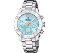 Festina F20603/4 Boyfriend Chronograph 39mm 10ATM Quartz Unisex Blue Silver