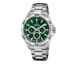 Festina F20623/3 Men's Green Dial Multi-Function Watch