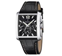 Festina F20636/4 Men's Chronograph Black Leather Strap Watch