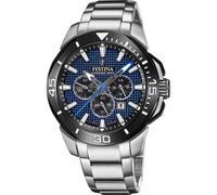 Festina F20641/2 Men's Blue Chrono Bike Steel Bracelet Watch