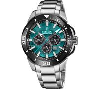 Festina F20641/3 Men's Green Chrono Bike Steel Bracelet Watch