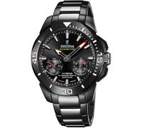 Festina F20648/1 Men's Connected Chrono Bike Black Steel Bracelet Watch