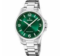 Festina F20656/3 Men's Solar Energy Steel Bracelet Watch