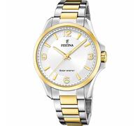 Festina F20657/1 Men's Solar Energy Two Tone Bracelet Watch