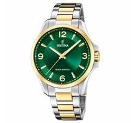 Festina F20657/3 Men's Solar Energy Two Tone Stainless Steel Watch