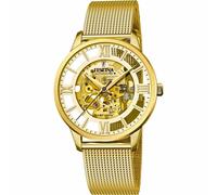 Festina F20667/1 Men's Skeleton Automatic Golden Wristwatch