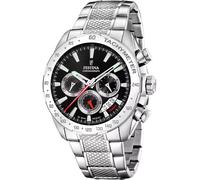 Festina F20668/4 Timeless Chronograph 45mm 10ATM Quartz Unisex Black Silver