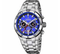 Festina F20670/3 Men's Blue Chrono Bike Steel Bracelet Watch
