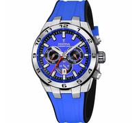 Festina F20671/3 Men's Blue Chrono Bike Rubber Strap Wristwatch